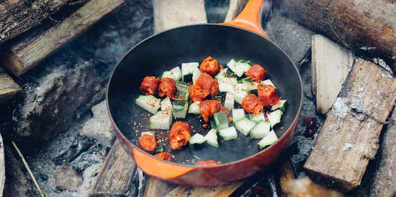 Hiking is a good plan but bring along some vegetables