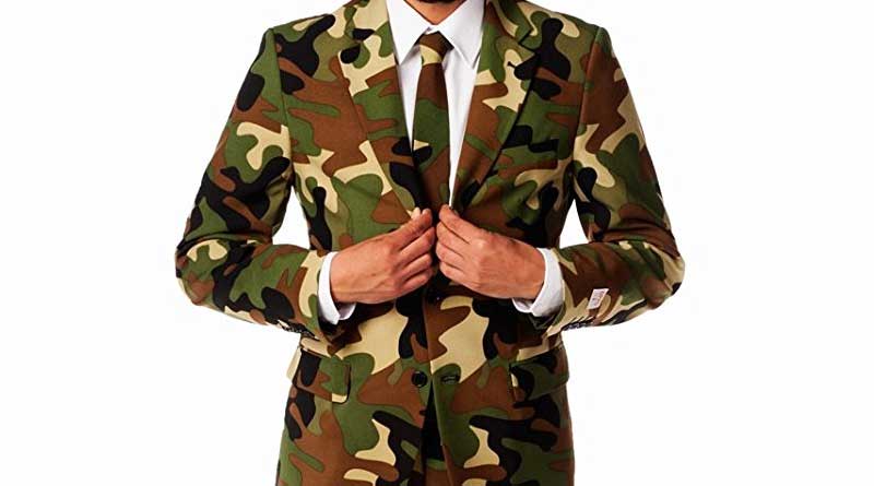 Men's Commando Party Costume Suit