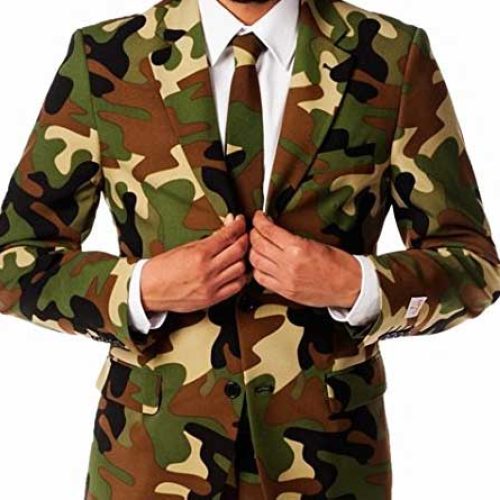 OppoSuits Men’s Commando Party Costume Suit